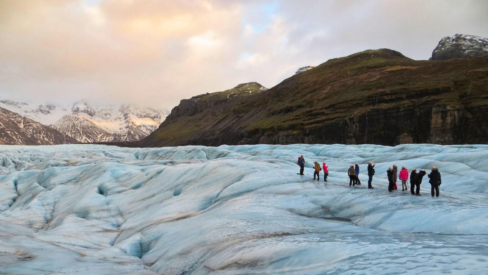 alt" Caminhada com crapons"