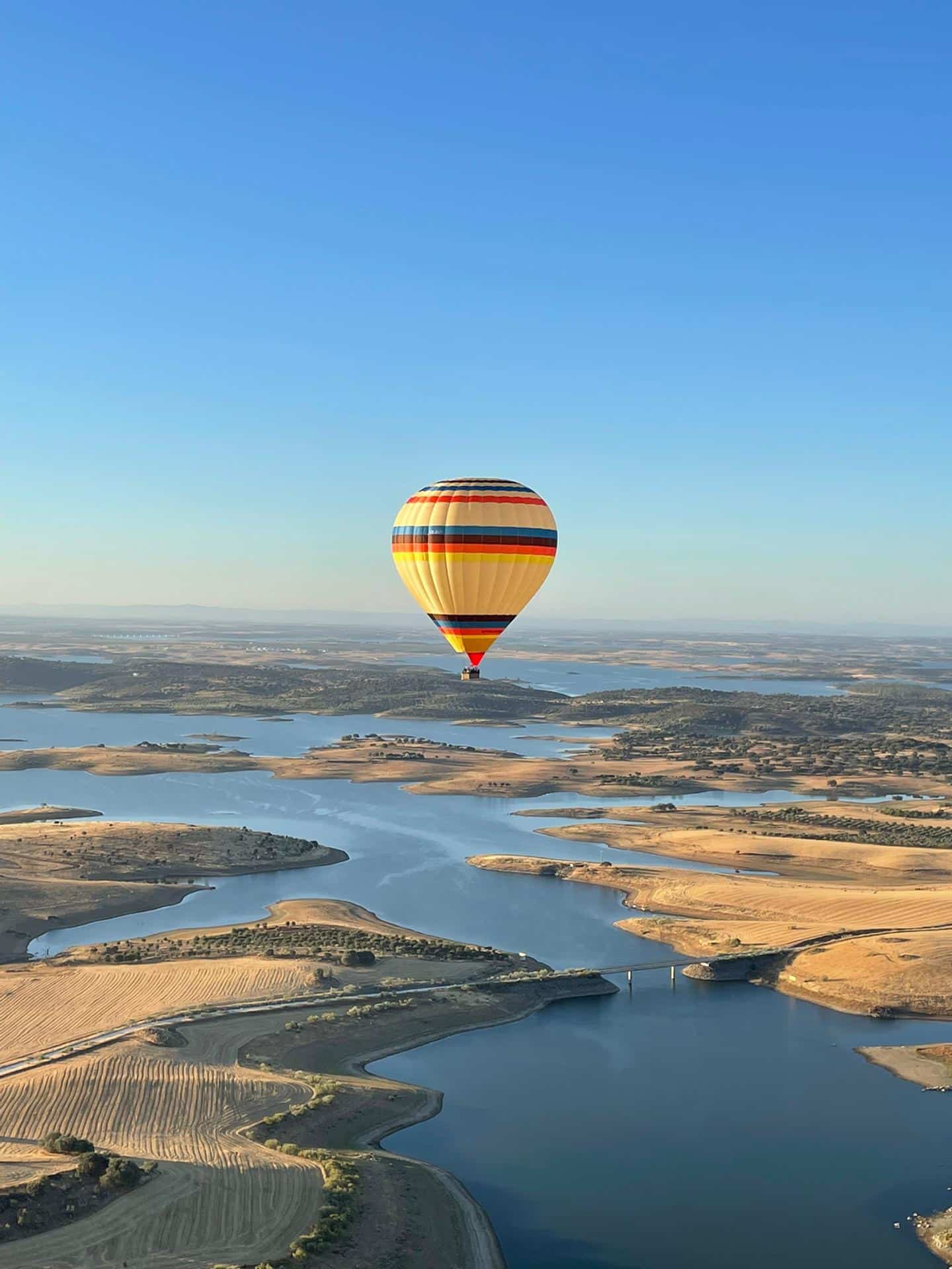 voo de balão , Alqueva